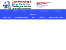 Tablet Screenshot of cassplumbingtampabay.com